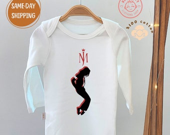 Michael Jackson Baby Bodysuit, Country Music Bodybuild, Shower Gift for Newborn, Michael Jackson Tee for Baby, Mothers Day Gift, Unique Gift