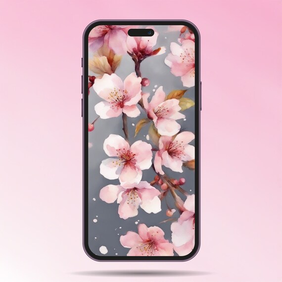 Buy Cherry Blossom Elegance Phone Wallpapers Collection iPhone 