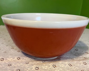 Vintage PYREX Americana Burnt Orange mixing bowl--403