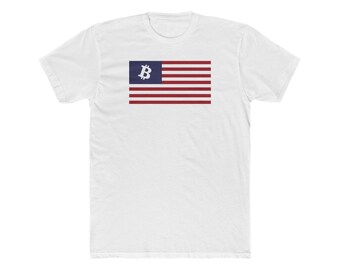 Bitcoin 4th of July T-Shirt, Bitcoin shirt with American Flag