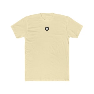 Cream Bitcoin T-Shirt, Michael Saylor Bitcoin Shirt