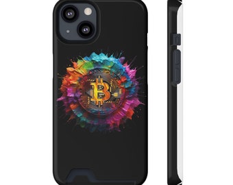 Black Bitcoin iPhone Case - Stylish & Durable Bitcoin Phone Cover for iPhone and Samsung