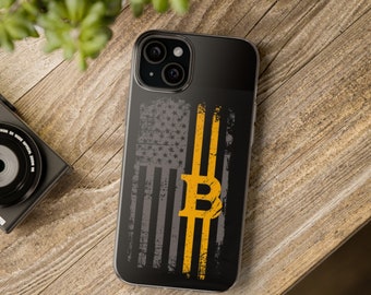 Bitcoin Flexi Phone Case - Lightweight, Durable & Stylish Cryptocurrency Protection for iPhone