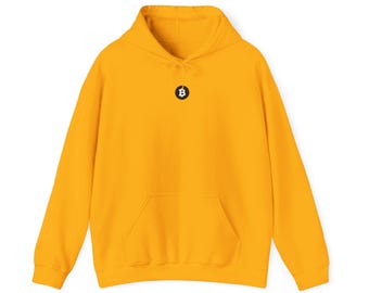 Michael Saylor Bitcoin Logo Sweatshirt - Cozy Yellow Crewneck for Bitcoin Enthusiasts
