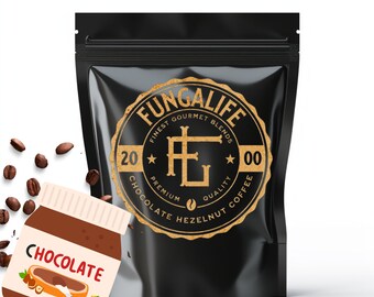 12 oz Chocolate Hezelnut Gourmet Coffee , Fresh roasted coffee,  aromatic coffe, specialty coffee, Nutella flavored chocolate infused coffee