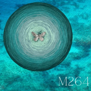 Ombre Gradient Yarn Cake – 3 Ply / 4 Ply Options – 50/50 Cotton/Acrylic – M264 – Perfect for Shawls & Scarves