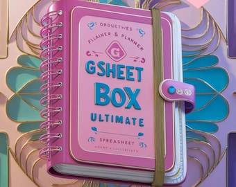 Ultimate Digital Planner: Google Sheets Template (SVG PDF)