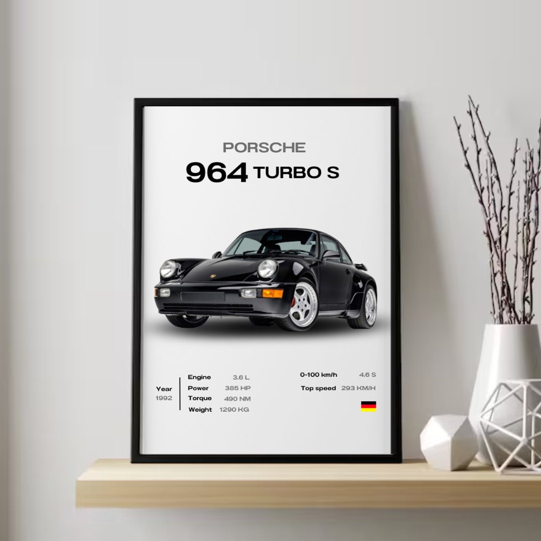 Porsche 964 Turbo S Poster - Etsy