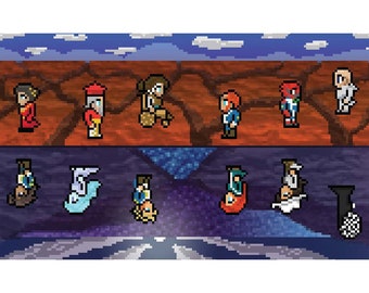 Pixel People Print