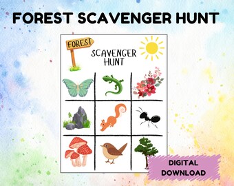 Forest Scavenger Hunt