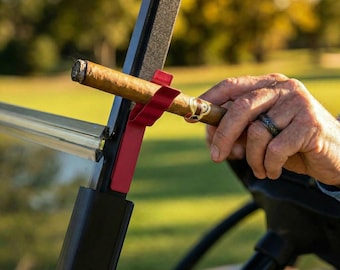 Cigar Holder Magnetic Design – Personalized Golf Gift, Gift for Him, Cigar Accessory