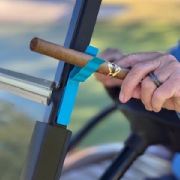 Best Golf Cart Cigar Holder, Cigar Holder for Golf Cart, Easiest Cigar Holder, Golf Cigar Holder, cigar accessory
