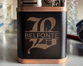Personalized Cigar Lighter – Adjustable Butane Torch, Groomsmen Gift, Gift for Him