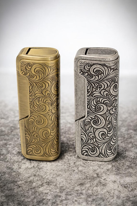 Cigar Lighter Vintage Design Personalized – Windproof Torch, Groomsmen Gift, Gift for Him