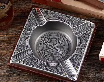 Cigar Ashtray – Large Tabletop Vintage Design, Man Cave Decor, Gift for Him