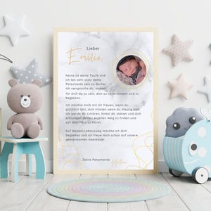 Certificado de Bautismo Personalizado - Bendiciones y palabras de amor para el bautismo (PDF)