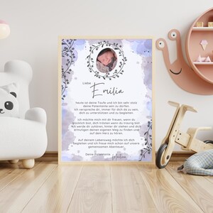 Certificado de Bautismo Personalizado - Bendiciones y palabras de amor para el bautismo (PDF)