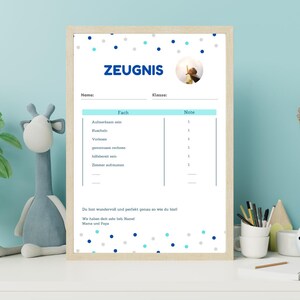 Certificado personalizado para niños: certificado divertido y motivador (PDF)