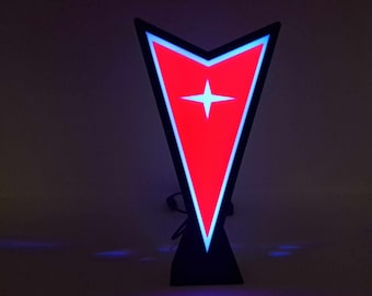 Pontiac Dart Lightbox LED Wall Art or Desk Light