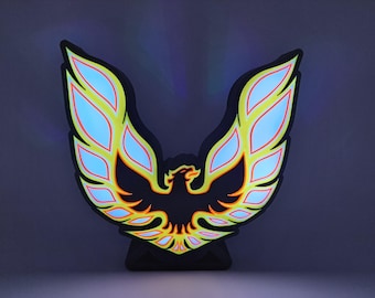 Pontiac Firebird Lightbox LED Wall Art or Desk Light