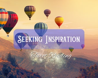 Seeking Inspiration Tarot Reading | Psychic Reading | Handmade Gift | Birthday Gift | Same day reading