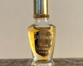 Vintage ECUSSON by JEAN D'ALBRET Perfume Bottle Eau De Cologne