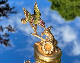 Fluttering Hummingbird Estee Lauder Solid Perfume
