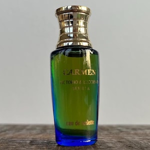 Vintage Carmen Victorio & Lucchino Eau De Toilette Miniature | 4 ml | 0.14 fl. oz. | 1990s