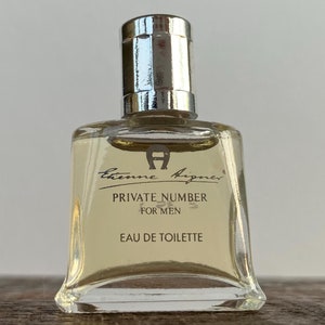 Vintage Etienne Aigner Private Number For Men Eau De Toilette Miniature | 5 ml | 0.17 fl. oz. | 1990s