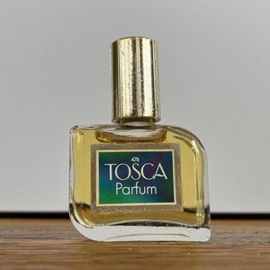 Miniatura de perfume vintage Tosca 4711 / 7 ml / 0,24 fl. oz. / década de 1950