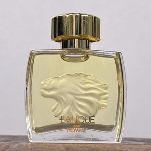 Vintage Lalique Pour Homme Eau De Parfum Miniature | 4,5 ml | 0.15 fl. oz. | 1990s