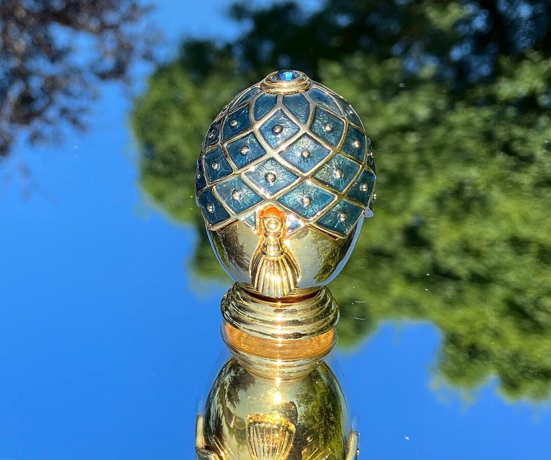 Blue Collector's Egg Estee Lauder Solid Perfume From 1995 - Etsy