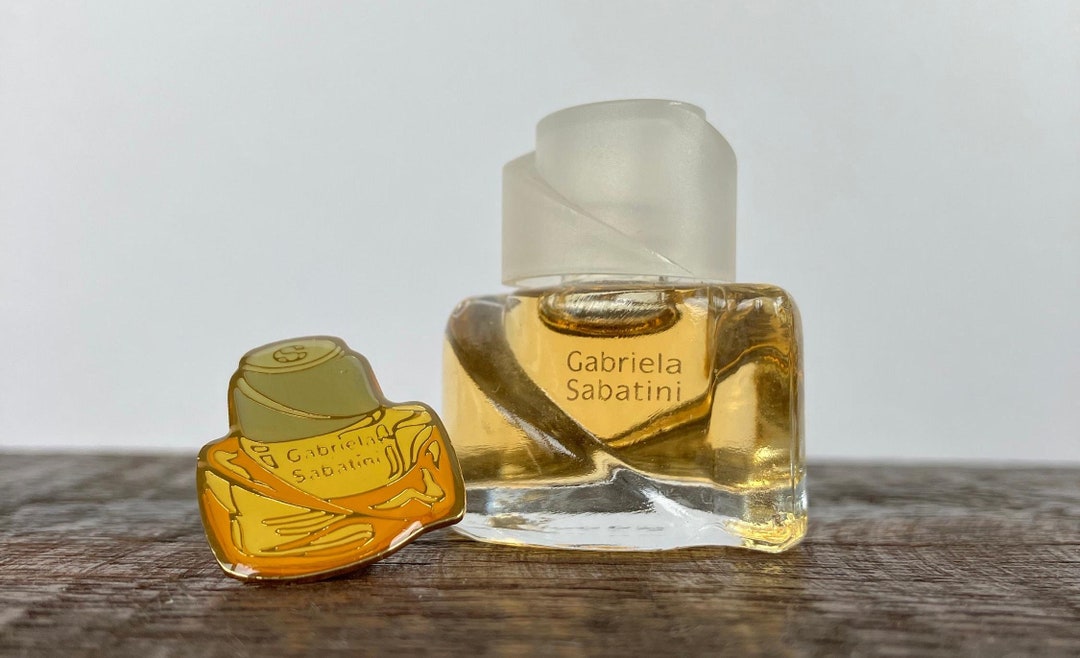 Vintage Gabriela Sabatini Eau De Toilette Miniature With Collector's