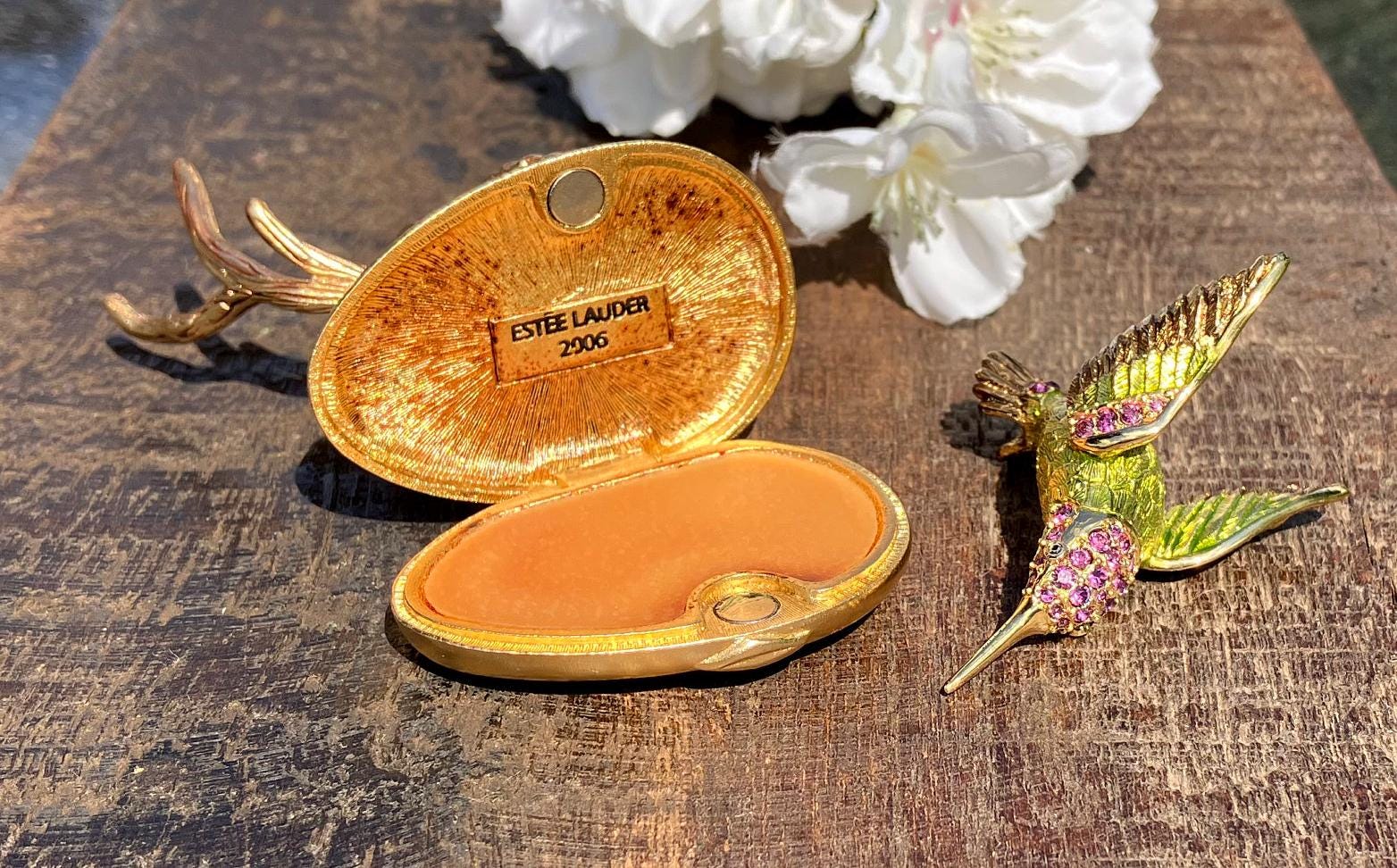 Fluttering Hummingbird Estee Lauder Solid Perfume - Etsy