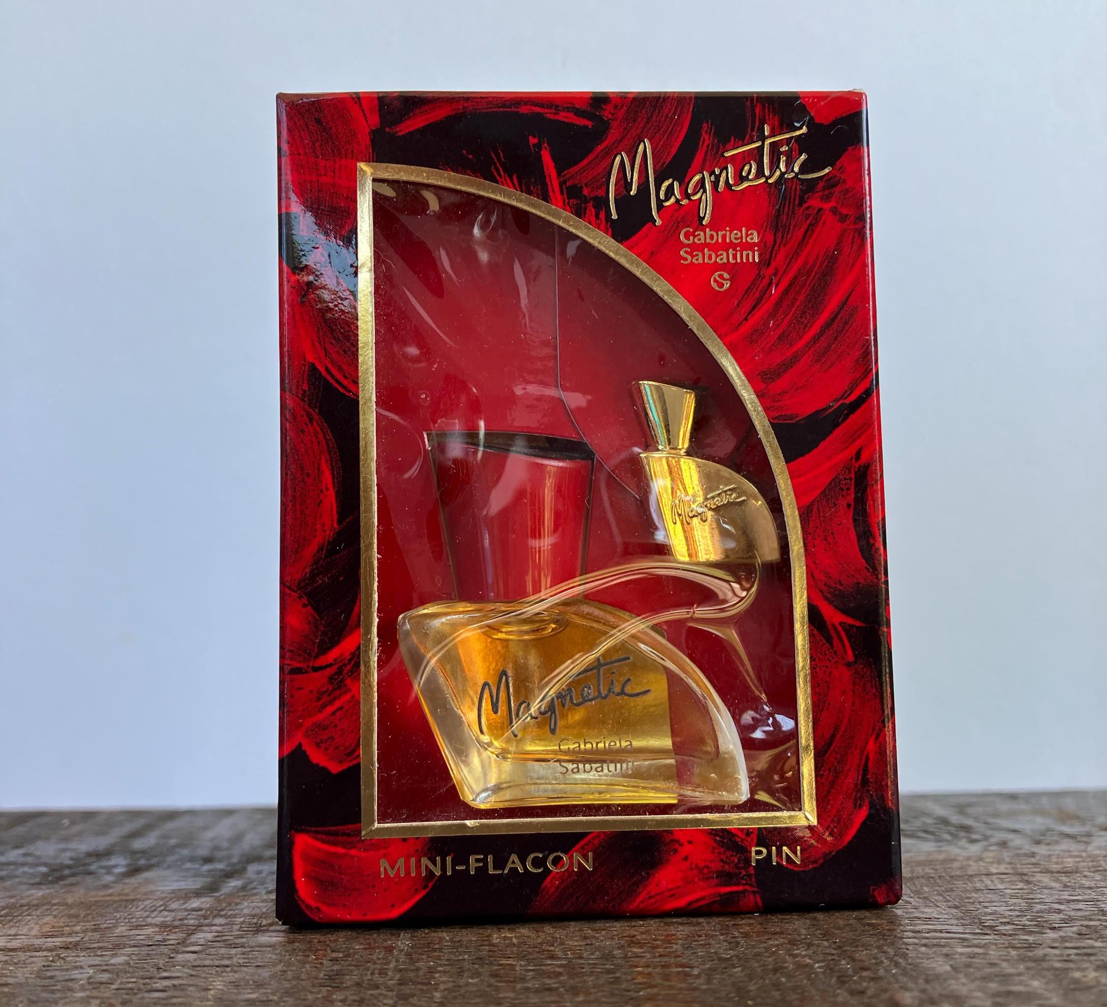 Vintage Magnetic Gabriela Sabatini Eau De Toilette Miniature Boxed