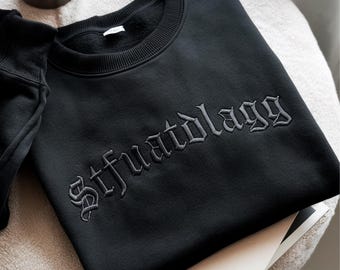 STFUATTDLAGG Embroidered Crewneck: Spicy Dark Romance Booktok Sweatshirt