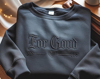 Wicked 'For Good' Besticktes Sweatshirt: Zauberer von Oz Musical