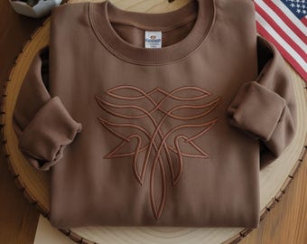Sudadera bordada con puntada de bota: Ropa vaquera de rodeo occidental