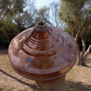 Pommeau de ducha com efeito pluie en cuivre, pommeau de ducha en cuivre para o interior e o exterior