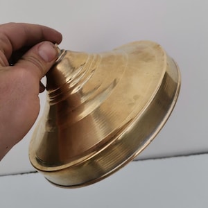 pomme de douche à effet pluie en laiton massif non laqué, fonctionne à l&#39;extérieur, pomme de douche ronde vintage fabriquée à la main