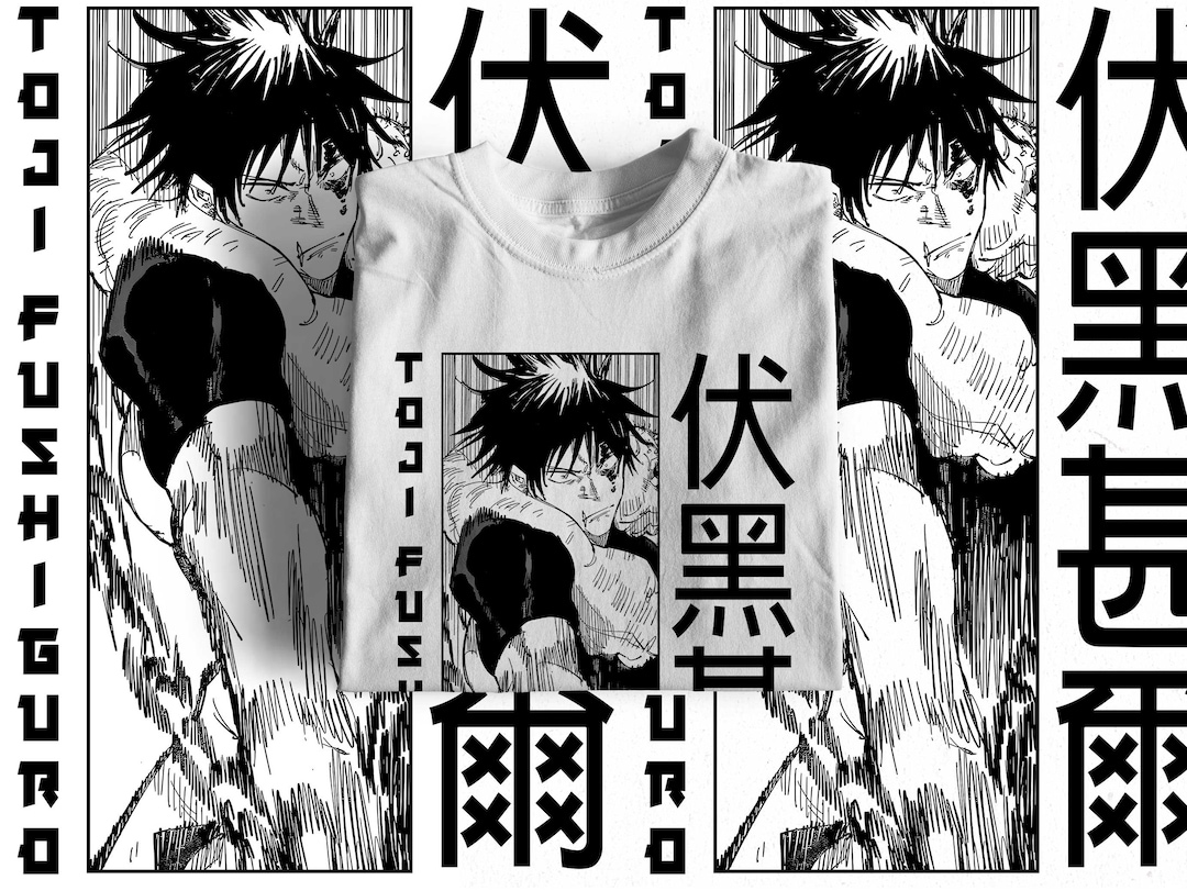 Toji Fushiguro Shirt Jujutsu Kaisen Toji TSHIRT Anime Etsy