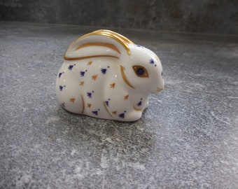Royal Crown Derby Collectable Baby Rabbit Paperweight, First Quality With Original Box