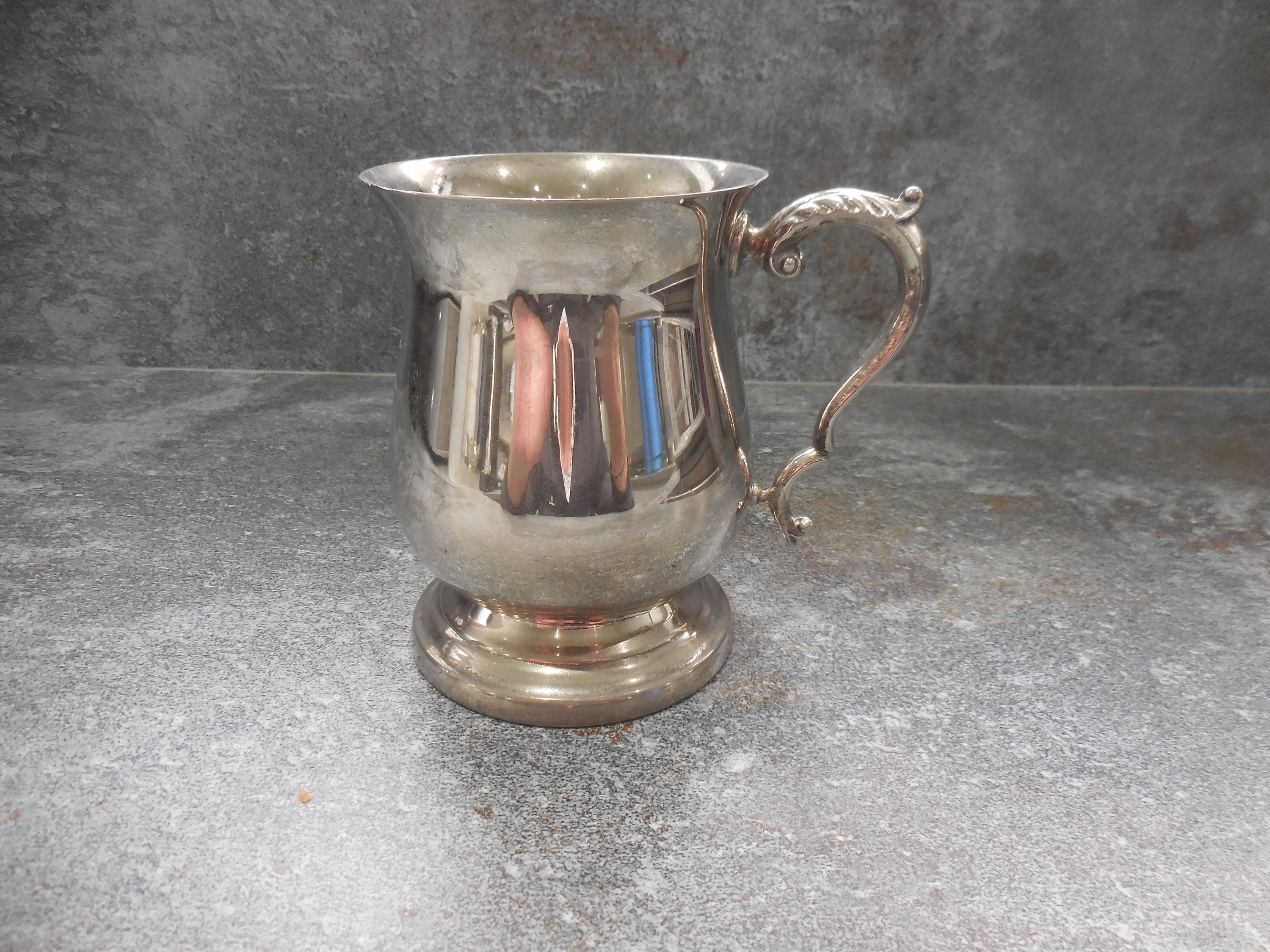 ウィリアム アダムス プレート ウィリアム・アダムス作 ヴィンテージ シルバープレート タンカード