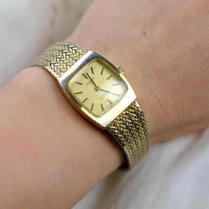 Anker Vintage German women's Watch Gold Plated, German mechanical wind up womens watch, Vintage Anker 080
