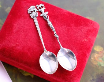 Vintage 835 Sterling Silver Souvenir Spoon: Crete & Athens - Etsy