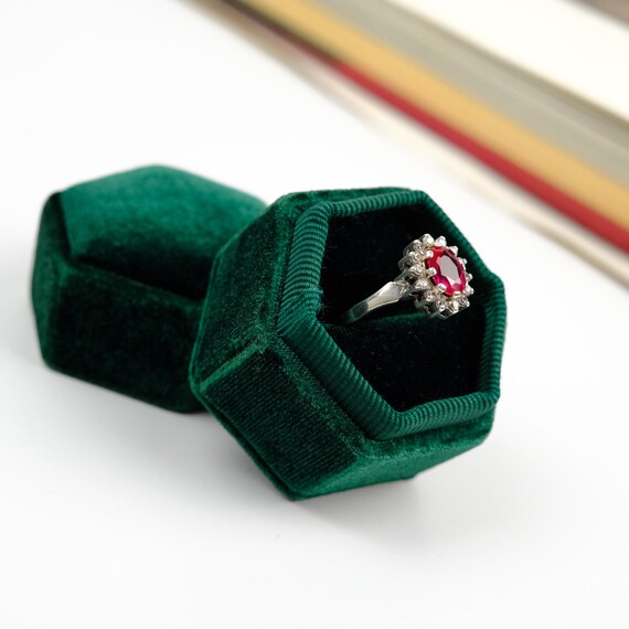 Vintage ruby ring, sterling silver ruby ring, Ukr… - image 8