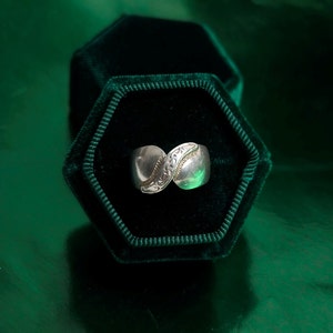 Vintage Womens Ring Sterling Silver 925 USSR, Size 5-5.5 US
