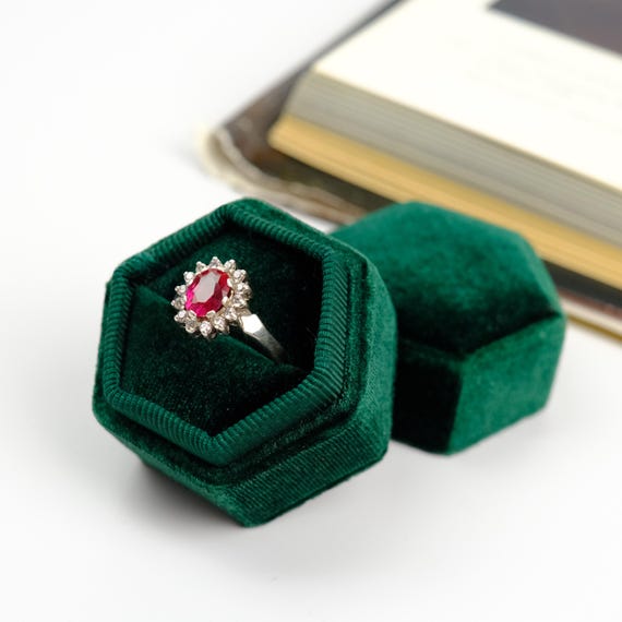 Vintage ruby ring, sterling silver ruby ring, Ukr… - image 5