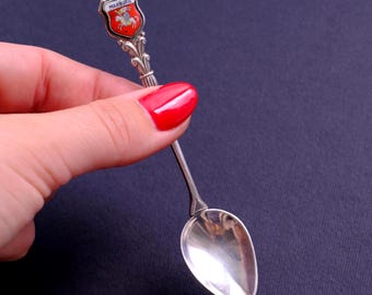 8 German City .835 Silver Souvenir Spoons - Etsy