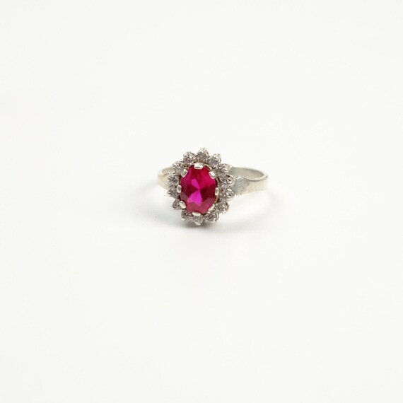 Vintage ruby ring, sterling silver ruby ring, Ukr… - image 9